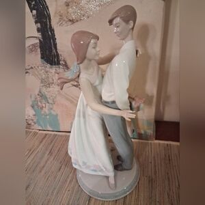 SIGNED Lladro Love's Little Surprise #6746